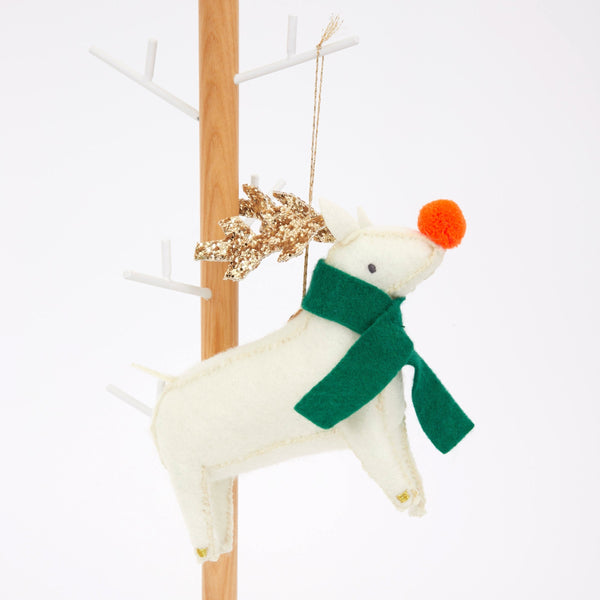 Reindeer Felt Tree Decoration Image3